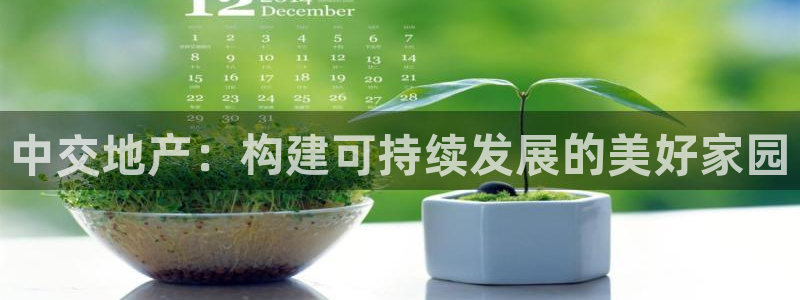 新宝5下载软件：中交地产：构建可持续发展的美好家园