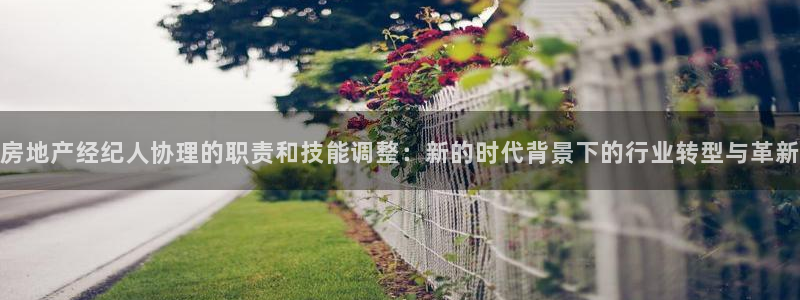 新宝5侹刔：房地产经纪人协理的职责和技能调整：新的时代背景下