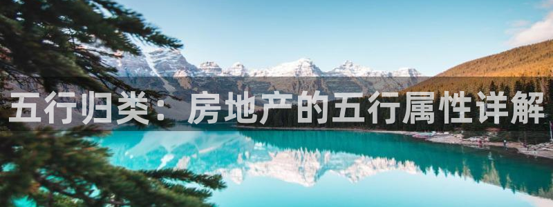 新宝5招商：五行归类：房地产的五行属性详解