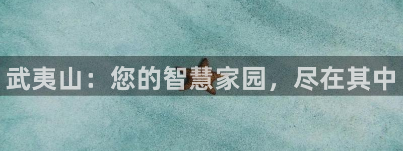 新宝注5册：武夷山：您的智慧家园，尽在其中