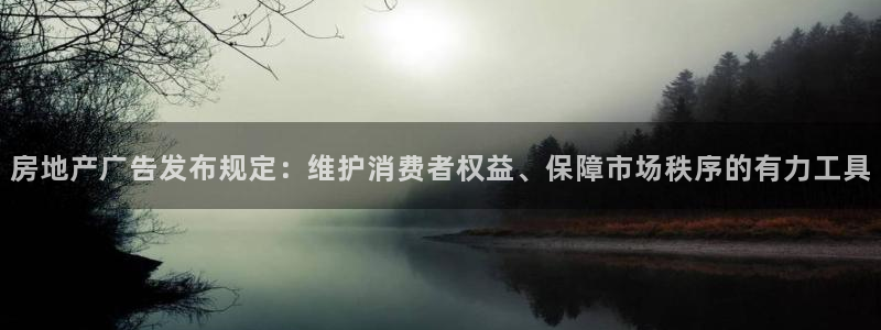 新宝5下载官方：房地产广告发布规定：维护消费者权益、保障市场