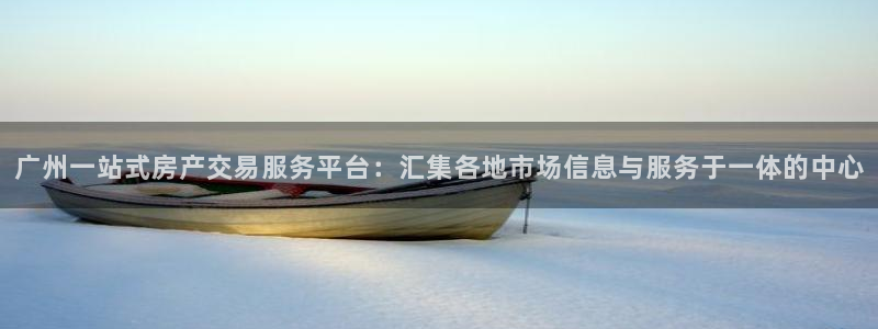 新宝5官方：广州一站式房产交易服务平台：汇集各地市场信息与服