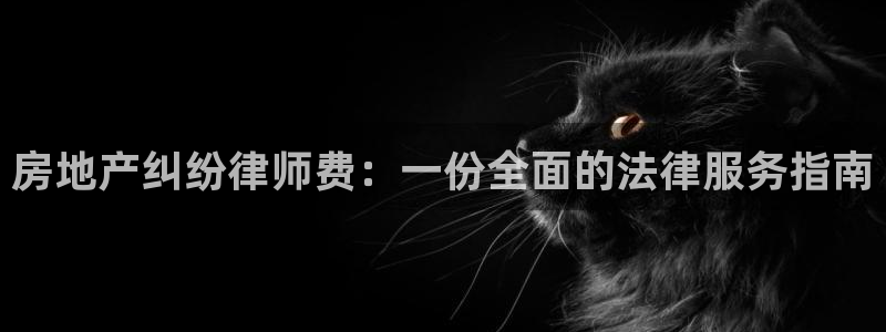新宝5安卓版：房地产纠纷律师费：一份全面的法律服务指南