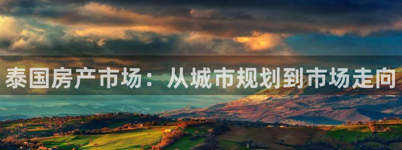 新宝5登录：泰国房产市场：从城市规划到市场走向