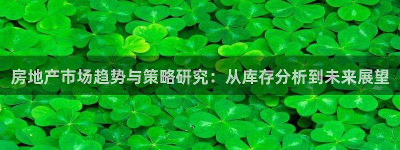 新宝5平台：房地产市场趋势与策略研究：从库存分析到未来展望