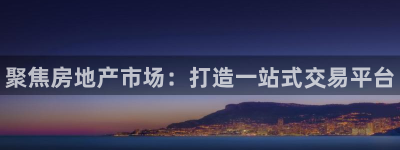 新宝5挂机：聚焦房地产市场：打造一站式交易平台