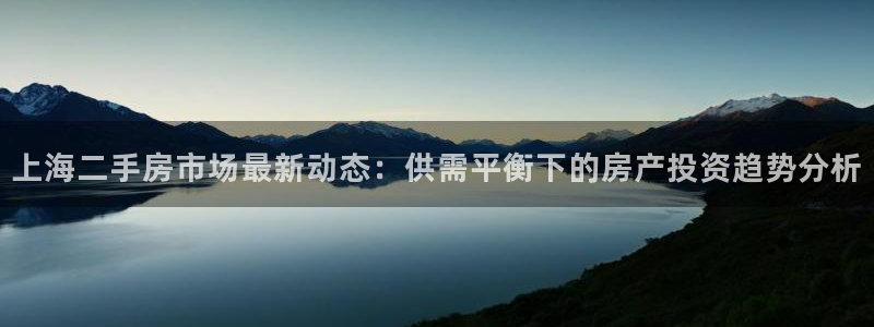 新宝奇迹GG5：上海二手房市场最新动态：供需平衡下的房产投资