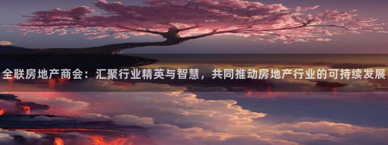 新宝5分彩：全联房地产商会：汇聚行业精英与智慧，共同推动房地