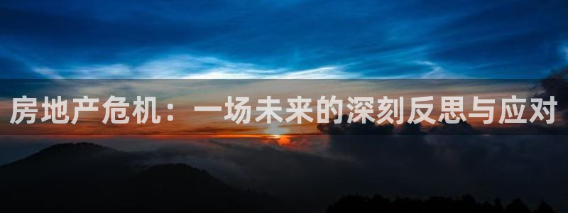 新宝5登录界面：房地产危机：一场未来的深刻反思与应对